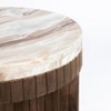 Sevyn Solid Wood Coffee Table In Dark Walnut Finish