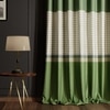 Stoa Paris Satin Window Curtain, 70% Blackout Curtains,   Privacy Lining, Pack of 1, Versailles - Majestic Meadow With Back Lining