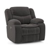Atticus Single Seater Swivel Rock Recliner in Urban Grey Colour