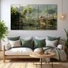 The Castle Decor Kerala Wall Painting Wooden Framed 27x48 Inch (Style 3)