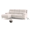 Emila Left Aligned Three Seater Sectional Recliner in Cream Colour