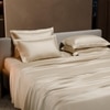 Stoa Paris Super King Size Bedsheet with 4 Pillow Covers  Size Charming Ivory