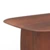 Zen Rectangular Solid Wood 6 Seater Dining Table In Honey Finish