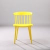Kepler Brooks Aura Cafeteria Dining Chair in Yellow Colour