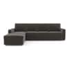 Apollo Sofa (Colour : Smoke, Cushion : Soft, Back Type : Regular, Seating Capacity : Left Aligned 3 Seater + Left Aligned Chaise)