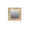 Glykeria vintage wall mirror 9inx3inx11in