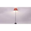 Simone Maroon Jute shade with Iron floor lamp