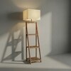 Raphael Beige Jute Floor Lamp with Beige Jute Base