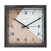 Coffee-Toned Dial and Roman Indices Wall Clock
