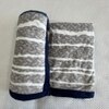 Luna Multicolor Abstract Wool Single Bed Blanket 350 Gsm