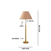 Devansh Wood & Metal Floor Lamp