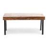 Mayfield Sheesham Wood Coffee Table In Teak Finish
