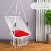 Swingzy Polyester Blend Premium Large Rectangle Swing Chair White