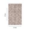 Neulooms Handloom Knotted Reversible Flatweave Area Rug Chocolate Brown or Ivory 9x12