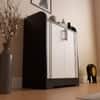 Nextstep 2 Door Metal Floor Cabinet Black