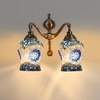 Devansh Metal Electric Wall Light in Multi Colour with Multi Shade Count of 2 Lights