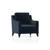 Abbey Sofa Set (Colour : Cobalt, Cushion : Soft, Seater : 2+1+1)