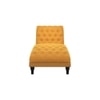 Pion Velvet Chaise Launger in Yellow Colour