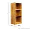 Hexa Engineered Wood Bookshelf Multipurpose Storage Rack in Giant Wood Colour