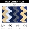Luxe Home Super Soft Macau Stripe Bath Mat(40x60 cm) - Pack of 1