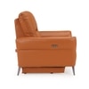 Orchard One Seater Motorized Leather Recliner in Savana Tan Brown Colour