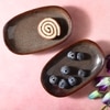 Brown Rustica Rustic Ceramic Snack Plates