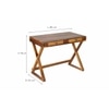 lipo Sheesham Wood  Study Table in Teak Finish