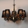Devansh Metal Wall Mounted Lamp With Black Cotton Shade