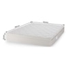 Cloud Pocket Spring Queen Size Mattress with Memory Foam Eurotop (Mattress Thickness : 10 Inches, Mattress Dimensions : 78 x 60 in)