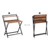Bruno Solid Wood Study Table in Teak Finish