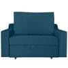 Step  Pull Out Sofa cum Bed  in T Blue Colour