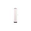 Claudette White Cotton Shade Floor Lamp