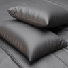 Stoa Paris Satin Pillow Covers,  Premium Plain Pillow Cover Set of 2, 68L x 45W cms - Twilight Embrace