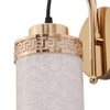 Eliante Modern Wall Lights Mild Steel & Glass Material Gold & White Finish