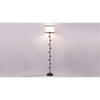 Raine Multicolour Fabric Floor Lamp with Black Iron Base