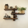 Fiona Wooden Wall Shelf Organiser
