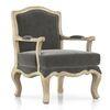 Helena Lounge Chair in Grey Colour