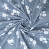Grey Floral 4 Pcs Comforter set with Queen size bedsheet + 2 Pillow covers