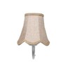 Devansh Steel Wall Mounted Lamp With Beige Jute Shade