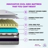 Relaxgrid with High Density  Mattress (78 x 48 in, 10 Inches)