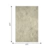 Jaipur Rugs Textured Wool 5x8 Feet Natural Grey And Undyed White Hand Tufted Rug Carpet