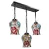 Devansh Solid Wood Electric Wall Light in Brown Colour with Maroon Shade Count of 1 Light