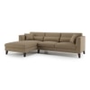 Lewis Sectional Sofa (Colour : Dune, Cushion : Soft, Seater : Left Aligned 3 Seater + Left Aligned Chaise)