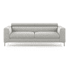 Chelsea 3 Seater Fabric Sofa (Vapour Grey)