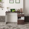 Amigo Study Table Frosty White Choco Walnut