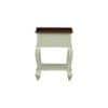 Solid Wood Bedside Table In Tulip Finish With Drawer