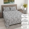Threads Luxury Pure Cotton Super King Size bedsheets 275 x275