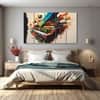 The Castle Decor Music Art Wall Painting Wooden Framed Digital Painting 27x48 Inch (Style 1)