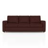 Apollo 3 Seater  Fabric Sofa In Deep Crimson Velvet Colour