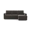 Apollo Sofa (Colour : Smoke, Cushion : Hard, Back Type : Regular, Seating Capacity : Right Aligned 2 Seater + Right Aligned Chaise)